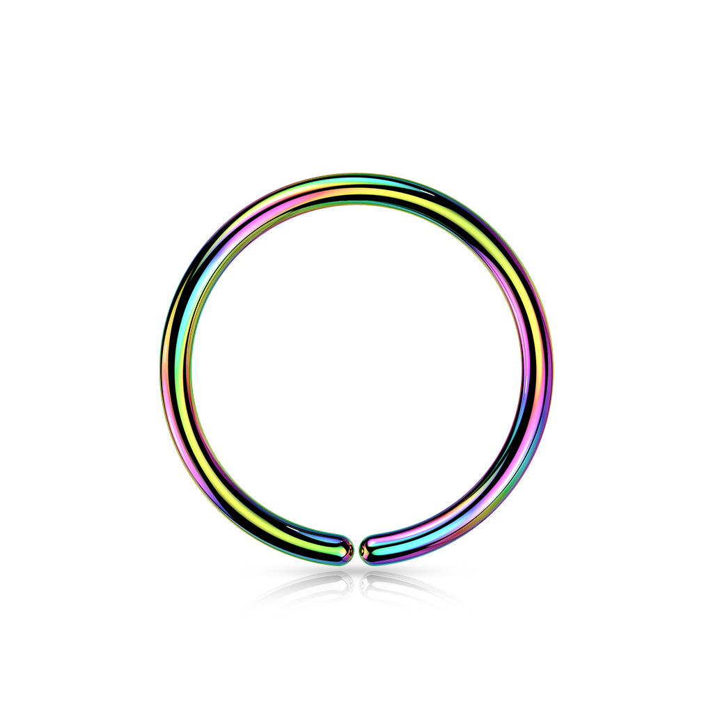 20G Titanium Bendable Hoops For Nose & Ear Piercings